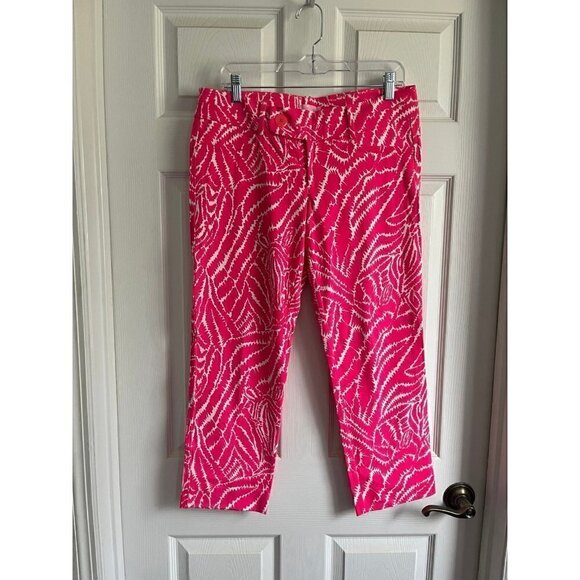 Lilly Pulitzer Pants - Lilly Pulitzer Pink Zebra Capris